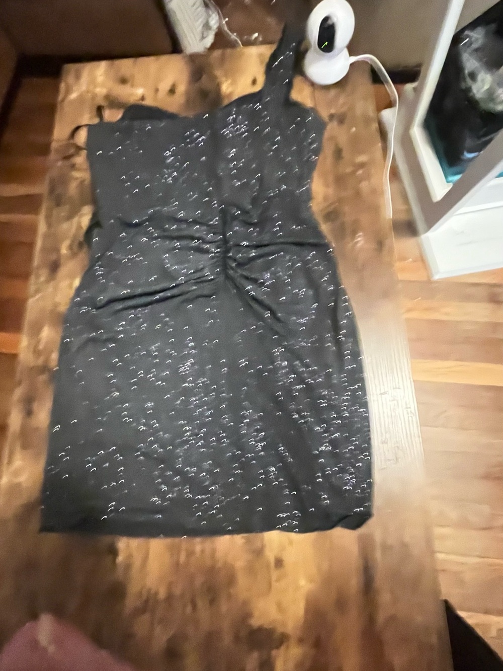 Xscape Black One-Shoulder Glitter Cocktail Dress - Picture 5 of 9